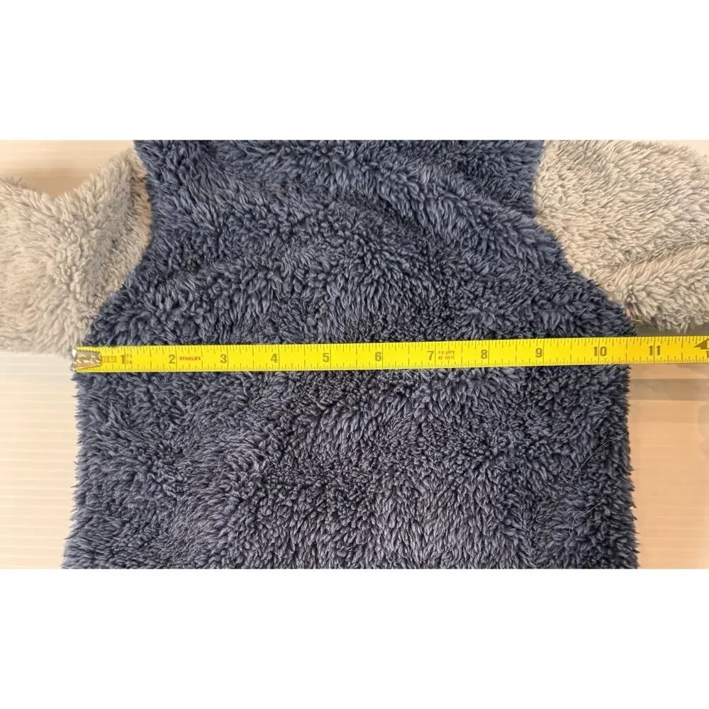 Outerstuff New England Patriots Baby 6-9M Game Nap Teddy Sherpa Fleece Bunting